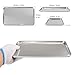Biugaaufai 10 Pack Rectangle Stainless Steel Surgical Tray, 10.4 x 6 Inch Surgical Trays, Stainless Steel Medical Trays for Lab Instruments Organizer, Lab, Tattoo, Dental