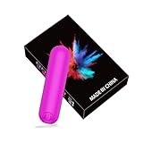 10 Modes Quiet Waterproof Bullet Tool Powerful Mini Stick for Women Pleasure, Handheld Travel Pocket Personal Bullet Portable Soft Toys Massage (Purple) Y9