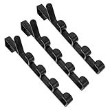 Photo Gallery lolippyy 3 pezzi ganci da multipli in abs nero da appendichiavi e cappotti per cappelli borse e asciugamani Photo Gallery lolippyy 3 pezzi ganci da multipli in abs nero da appendichiavi e cappotti per cappelli borse e asciugamani