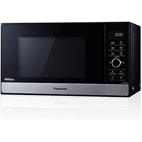 Panasonic NN-SD28HSGTG Inverter Mikrowelle (1000 Watt, Solo Mikrowelle, 23 Liter) edelstahl-schwarz Cover