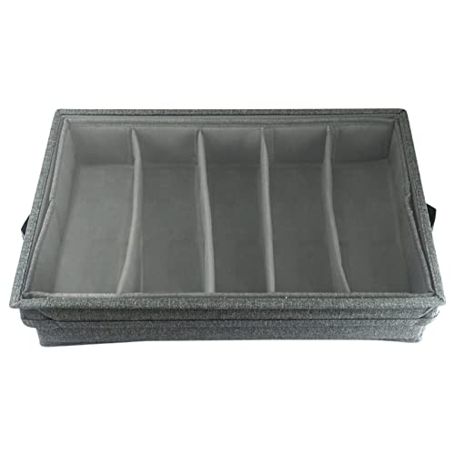 Dimweca Organizador de cajones de cocina, soporte portátil para bandeja de cubiertos con 4 particiones, almacenamiento de cubiertos para cubiertos Silverwares cocina, dormitorio, sala de estar Cover