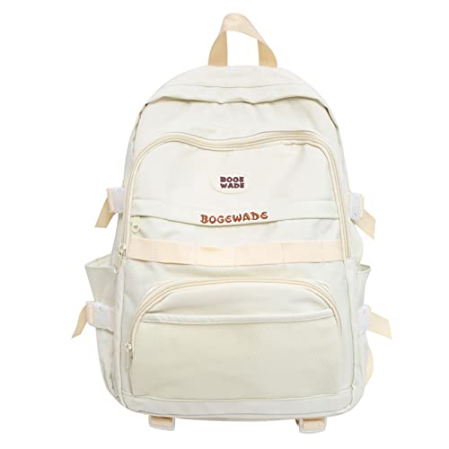 Mochila vintage para ordenador portátil para mujer con puerto de carga, mochila escolar para mujer y hombre, mochila de moda, adecuada para 15 y 6 cuadernos, delgada, informal, de viaje, mochila para
