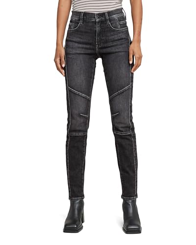 G-Star Damen Ace 2.0 Biker Slim Straight Jeans, Grau (Worn in fossil D25285-D535-G734), 29W / 32L G-Star Damen Ace 2.0 Biker Slim Straight Jeans, Grau (Worn in fossil D25285-D535-G734), 29W / 32L