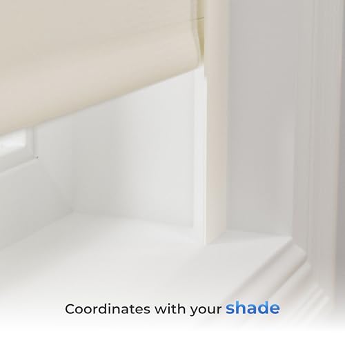 Lumino Blackout Roller Shade Side Tracks, 68" L Jasper Cream miniatura 6