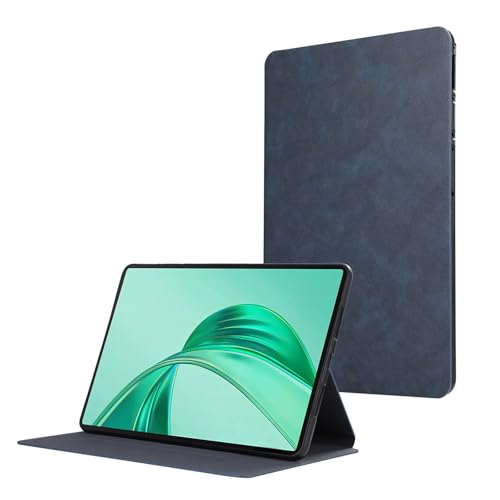 Étui Honor Pad X8A 11" en cuir mince avec support multi-angle bleu