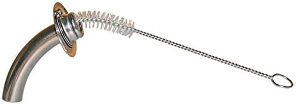 Spazzole sterili per tracheostomia - 10 Pezzi Spazzole per Tubi laringei - Scovolino per Tubi con Manico in Acciaio Inossidabile e setole in Nylon