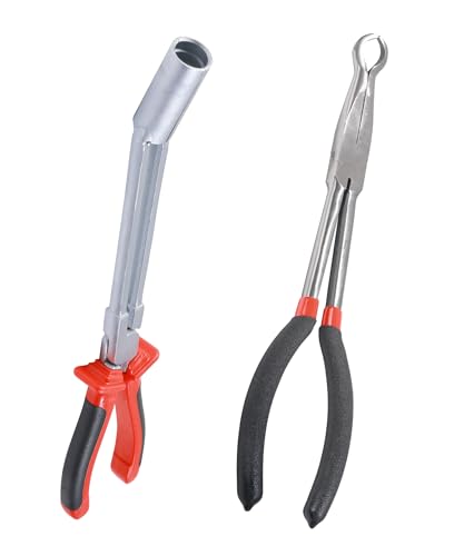 UNLRAE 2PCS Spark Plug Boot Removal Tool,Car Accessories Universal Automotive