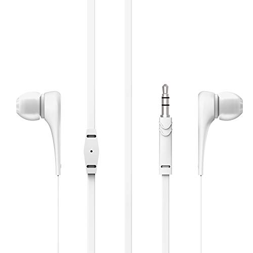 Image of Energy Sistem Style 1 - Comfortable and Lightweight Earphones - Rubber Finish - 120cm Cable - Flat Design - White