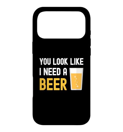You Look Like I Need A Beer �ʔ����h�����N�O���X �X�}�z�P�[�X iPhone 17 Pro Max �p