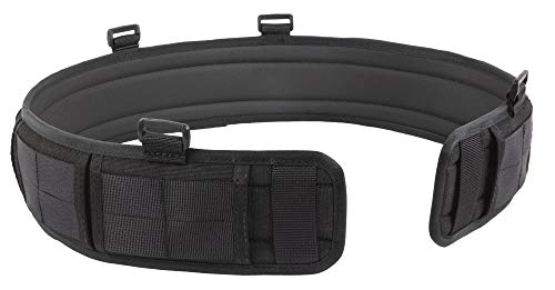 Elite Survival Systems Sidewinder-Slim Padded MOLLE Battle Belt (Black, Large)