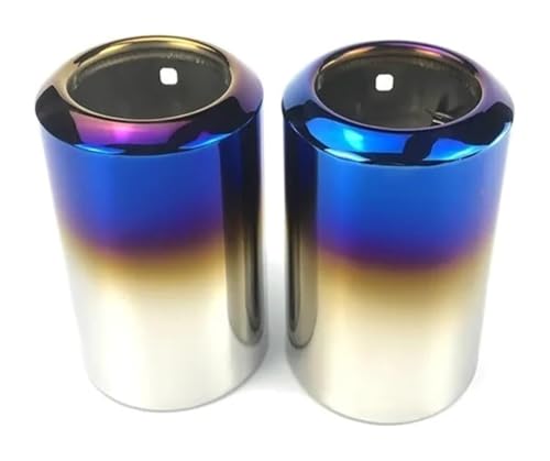 Tuyau d'échappement Atenza Axela CX-4 silencieux type B bleu canule voiture 2pcs