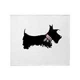 CafePress Scottie Dog Throw Blanket Super Soft Fleece Plush Throw Blanket, 60"x50"