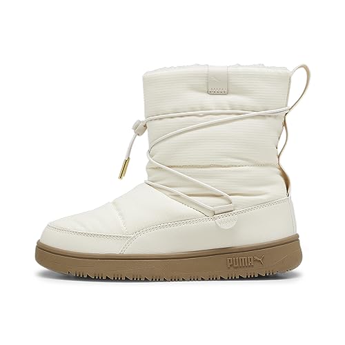 PUMA Womens Snowbae Boot, Alpine Snow-Granola-Chocolate Chip, 9
