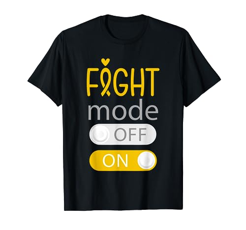 Modo de lucha Survivor Warrior Gold Ribbon Childhood Cancer Camiseta