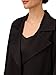 Adrianna Papell Women's Tall Size Trench Jacket with Back Yoke, Black