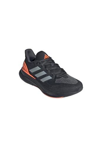 adidas Herren Ultrarun 5 Running Shoes, Carbon/Matte Silver/Lucid Orange, 45 1/3 EU – Ansicht 4