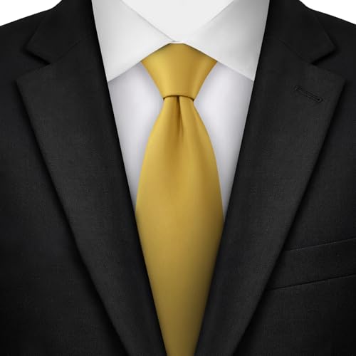 Image of Jacob Alexander Men's Extra Long Solid Color Tie