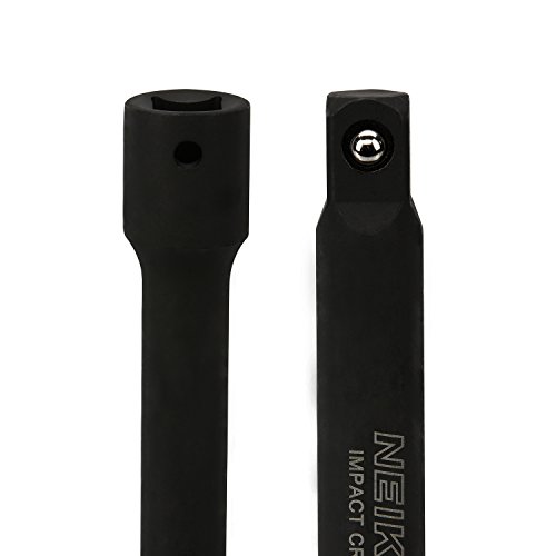 NEIKO 00237A Conjunto de barra de extensão de impacto de 1,27 cm, feito com aço CrV, tamanhos de 7,6