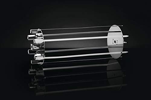 Broche à kebab rotative pour barbecues set de 6 brochettes en acier inoxydable - 3