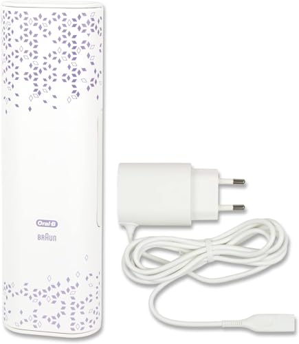 Étui de voyage Oral-B Genius avec chargeur violet pour 1 manche et 2 brossettes