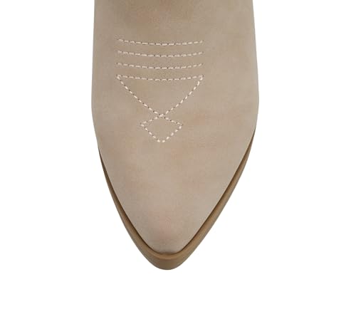 Image of Soda inchBLAZING inch ~ Women Western Bootie Pointe Toe with Low Heel (Wide Fit Available)