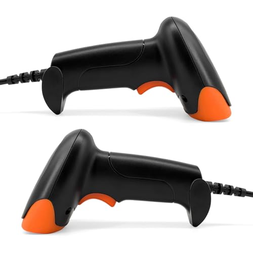 Escáner de Código de Barras, Escáner de Código Qr con Interfaz USB 2D para Inventario de Almacén de Pago Móvil de Cajero de Supermercado (Conexión USB)