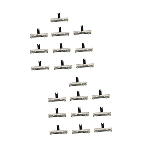 20 個 B50K 抵抗器 リニア スライド ポテンショメータ ストレート スライド ポテンショメータ 電子 ポテンショメータ スライド ポット ポテンショメータ 小 スライド ポ WESIEVYA