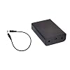 Universele 12V-uitgangsvoeding 3x 18650-batterijen DIY Power Bank-doos met voedingskabel voor wifi-router LED-lichtstrip…