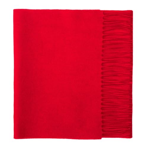 Lona Scott Echarpe Laine D'Agneau Tartan Ecossais, Rouge