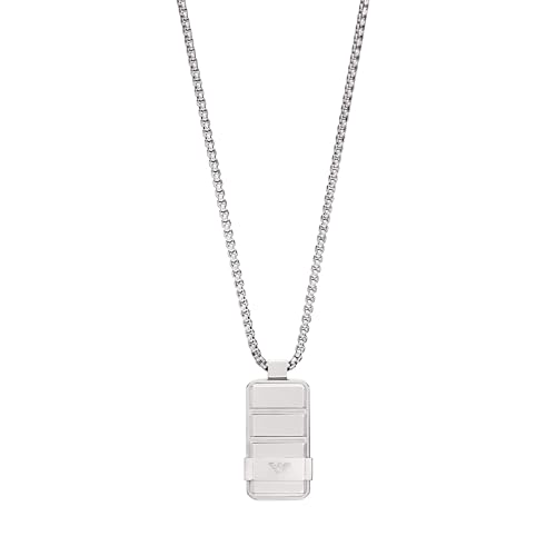 Image of Emporio Armani Stainless Steel Pendant or Chain Necklace for Men