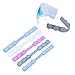 PartyKindom 8pcs Mask Extension Hooks Silicone Mask Buckles for Ear Protection Reusable Ear Hanging Fasteners Blue White Pink Grey for Comfortable Wear