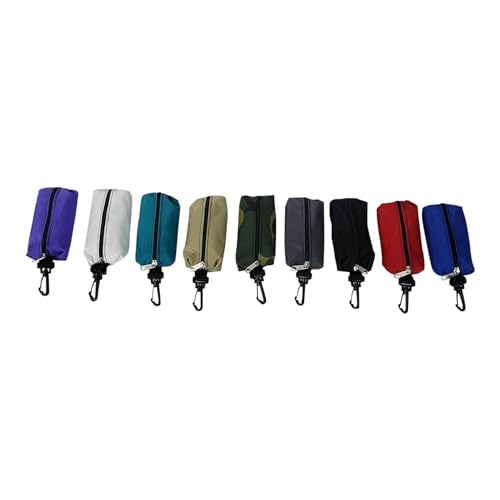 Coin Bag with Snap Hook, YKK Zipper, Holds Lots Of Coins, Earpiece Or USB Flash Drive Made In USA. (Black)3