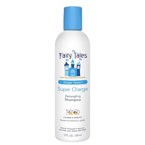 Fairy Tales Tangle Tamer Detangling Shampoo for Kids - Ultra Moisturizing and Anti Frizz Protection - Paraben Free, Sulfate Free - 12 Oz