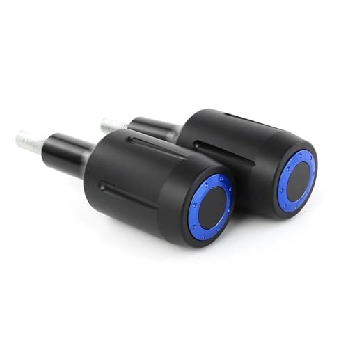Curseurs de cadre moto finition premium pour protection CB500F bleue