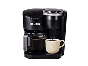 Keurig K-Duo Essentials Coffee Maker, with Single Serve K-Cup Pod and 12 Cup Carafe Brewer, Black