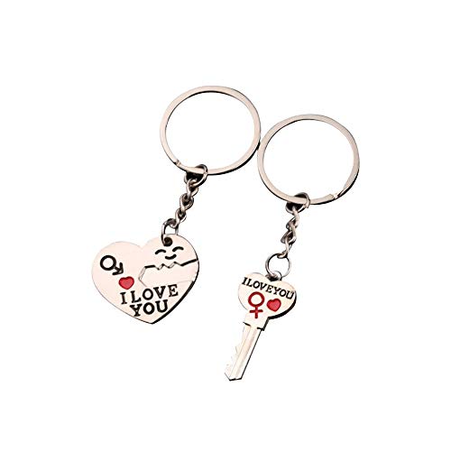 Cadeau Porte-clés Couple Cadeau De La Saint-Valentin Cadeau pour Petit Ami Amie Trousseau Porte-clés Souvenir Hommes Femmes Cover