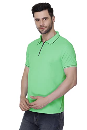 Image of Colors & Blends - Men's Activewear Zipper Polo