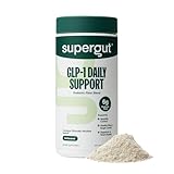 Supergut GLP1 Daily Support - High Fiber GLP-1 Supplement Powder for Women & Men - Sugar-Free Drink Mix for Gut Health (20 Servings)
