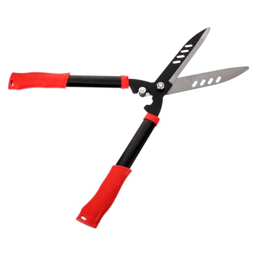 Gadpiparty Tijeras De Podar Manuales De Acero De Manganeso Industrial Para Jardín y Césped, Cortasetos Prácticas Mango Antideslizante Para Recortar Setos y Arbustos En Exteriores