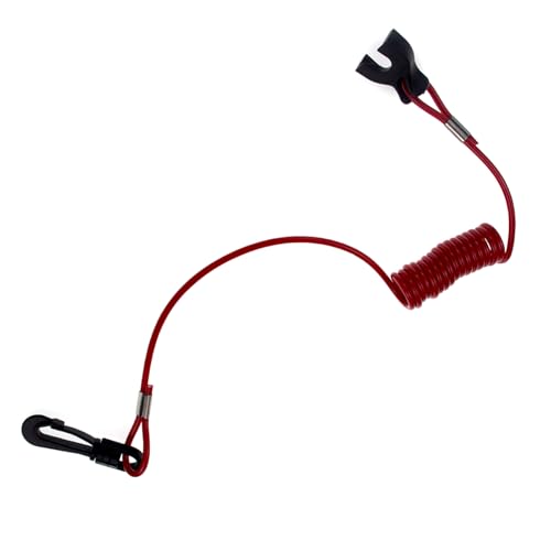 ZOOKOTO 176288 0176288 Emergency Stop Switch Safety Lanyard Tether Engine Kill Switch Lanyard forJohnson Evinrude OMC Outboard