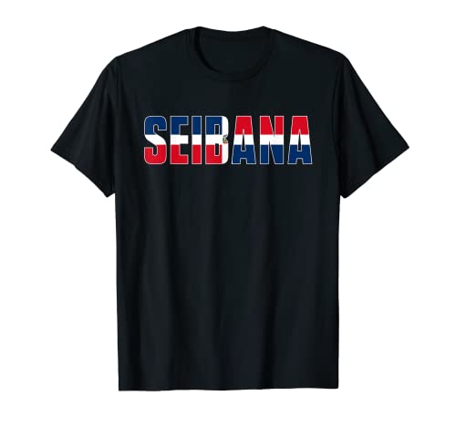 Repubblica Dominicana DR Flag T-Shirt per Seibanas Maglietta