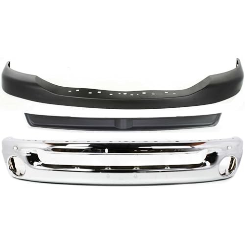 Garage-Pro Front Bumper Cover Kit for 2006-2008 Dodge Ram 1500, Fits 2006-2009 Ram 2500, Dodge Ram 3500 - For Models w/o Sport Package, w/o Tow Hook