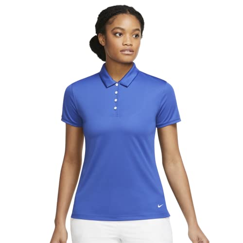 Nike Women's Victory Dri-Fit Golf Polo (As1, Alpha, M, Regular, Regular, Royal/White, Medium) #TOP5
