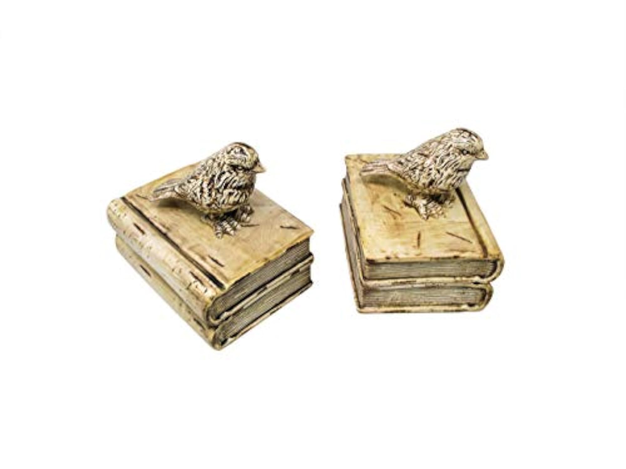 Decorative Bird Bookends for Bookshelf