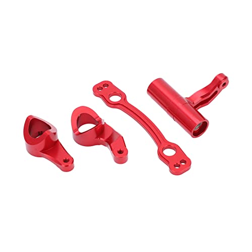 WMING RC-Lenkungssparsatz, Gute Leistung RC-Lenkungs-Komplettset Breite Anwendbarkeit Einfache Bedienung für Arrma RC-Auto für 1/8 RC-Auto(rot) Cover