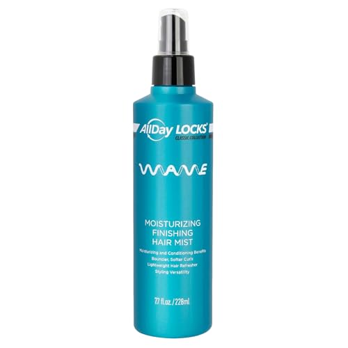 AllDay Locks Classic Wave Hair Mist - Curl Enhancing Spray for Women and Men Lightweight Product for Enhancing & Finishing Adds Shine Moisture and Bounce - 7.7 oz Bottle