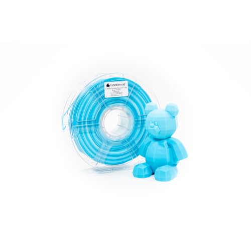 Cookiecad TPU Filament 1.75mm 1kg Rainbow Multicolor 3D Printer Filament - Blue Ombre TPU
