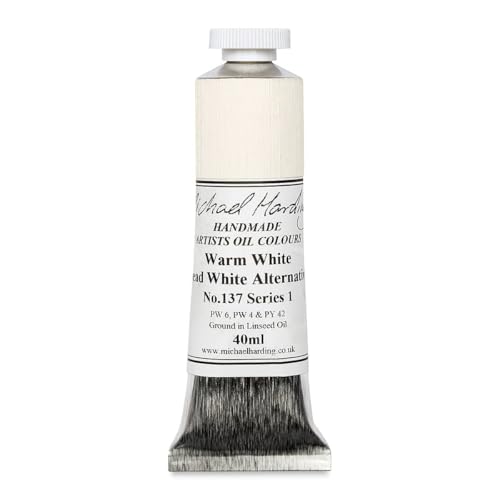 Michael Harding Artist Oil Colours, Warm White, 40ml Tube, 13740