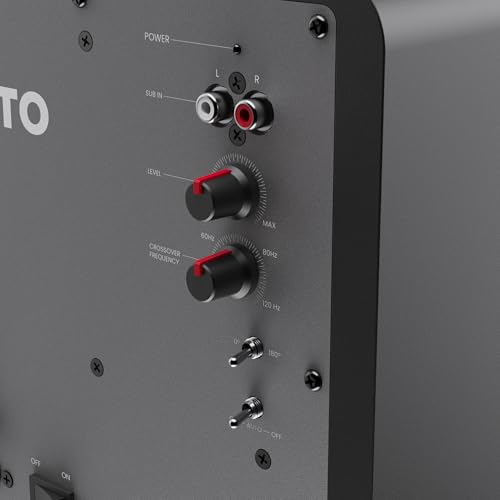 Image of Kanto SUB6V 6 in Sealed Powered Subwoofer Matte Black