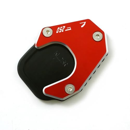 Plaque support d'agrandissement CRF 250 béquille moto latérale élargisseur